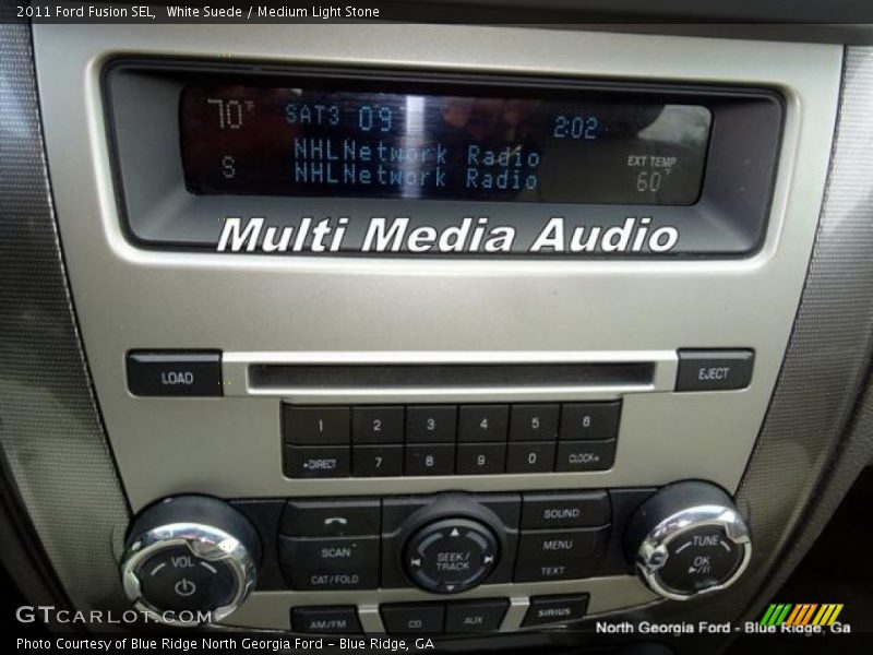 White Suede / Medium Light Stone 2011 Ford Fusion SEL