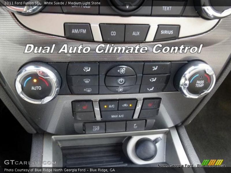 White Suede / Medium Light Stone 2011 Ford Fusion SEL