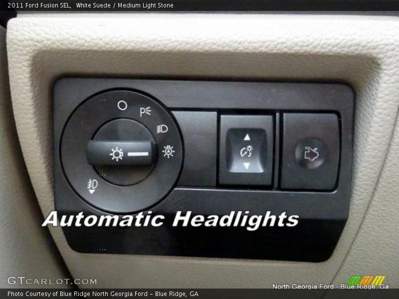 White Suede / Medium Light Stone 2011 Ford Fusion SEL