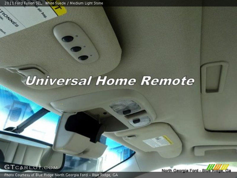 White Suede / Medium Light Stone 2011 Ford Fusion SEL