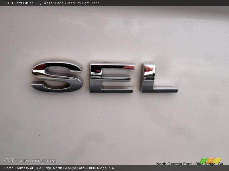 White Suede / Medium Light Stone 2011 Ford Fusion SEL
