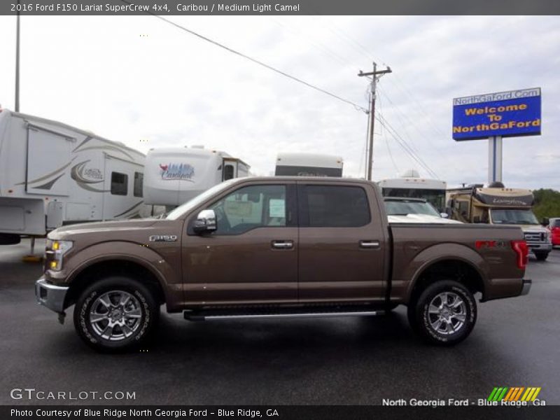 Caribou / Medium Light Camel 2016 Ford F150 Lariat SuperCrew 4x4