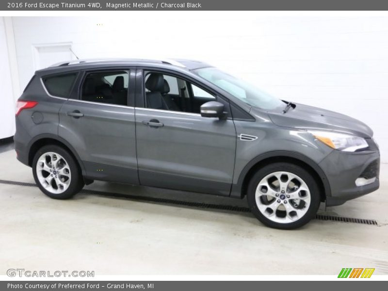 Magnetic Metallic / Charcoal Black 2016 Ford Escape Titanium 4WD