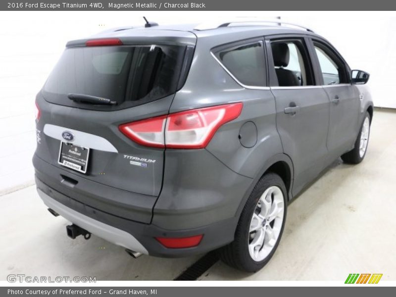 Magnetic Metallic / Charcoal Black 2016 Ford Escape Titanium 4WD