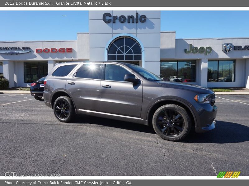 Granite Crystal Metallic / Black 2013 Dodge Durango SXT