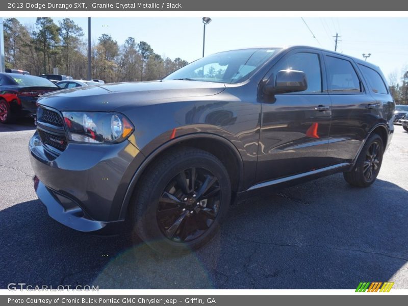 Granite Crystal Metallic / Black 2013 Dodge Durango SXT