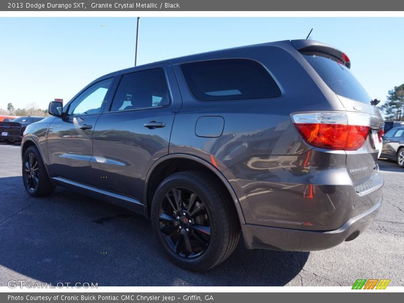 Granite Crystal Metallic / Black 2013 Dodge Durango SXT