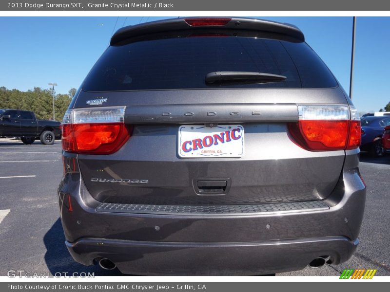 Granite Crystal Metallic / Black 2013 Dodge Durango SXT