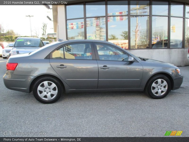 Willow Gray / Gray 2010 Hyundai Sonata GLS