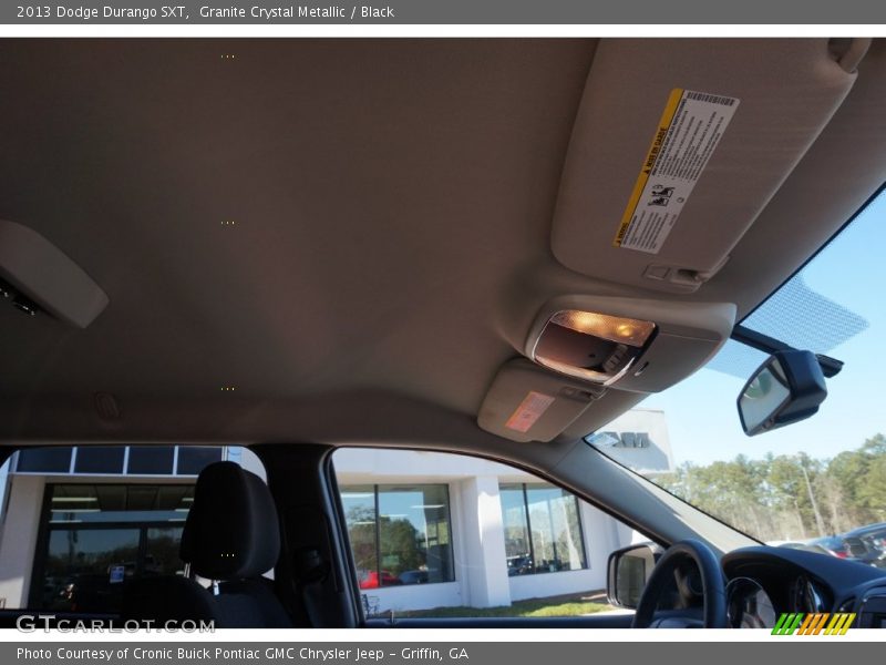 Granite Crystal Metallic / Black 2013 Dodge Durango SXT