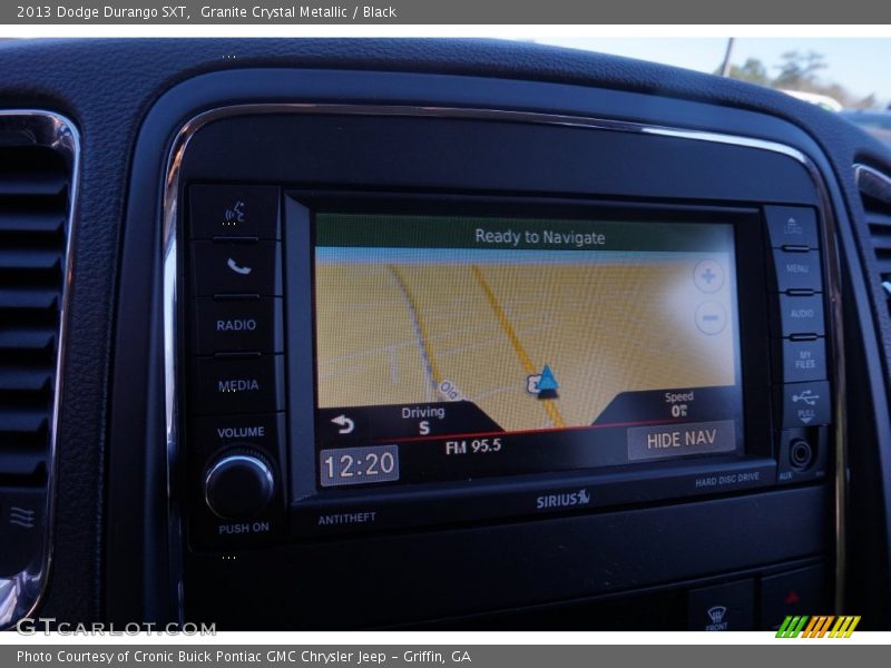 Granite Crystal Metallic / Black 2013 Dodge Durango SXT