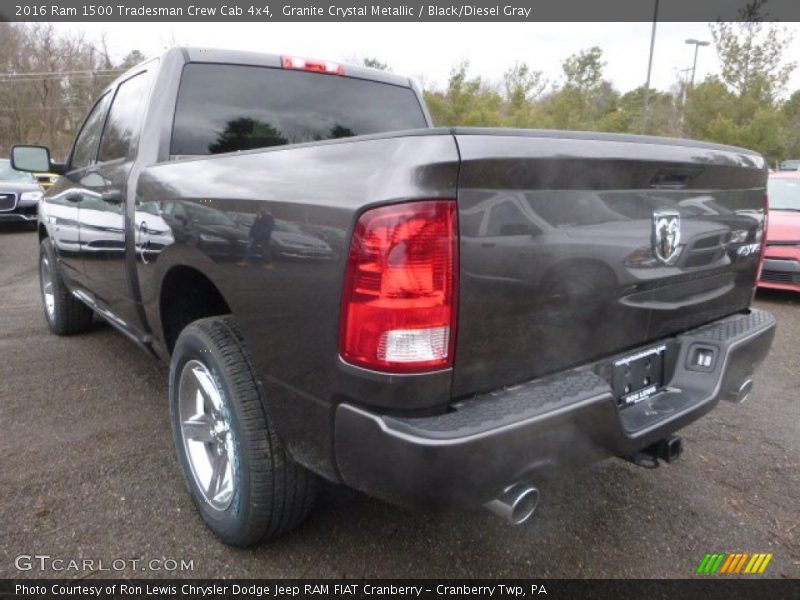 Granite Crystal Metallic / Black/Diesel Gray 2016 Ram 1500 Tradesman Crew Cab 4x4