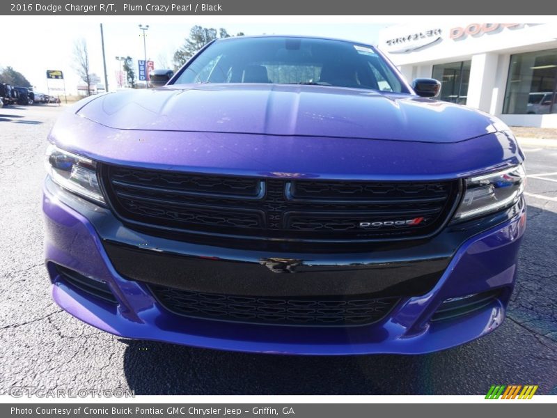 Plum Crazy Pearl / Black 2016 Dodge Charger R/T