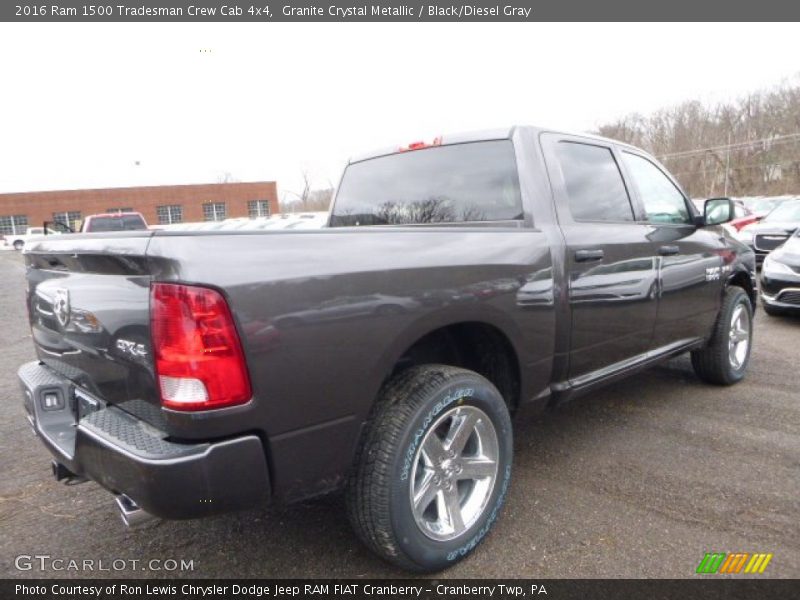 Granite Crystal Metallic / Black/Diesel Gray 2016 Ram 1500 Tradesman Crew Cab 4x4