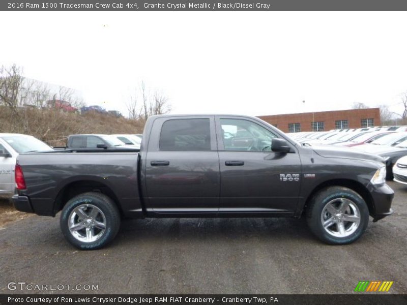 Granite Crystal Metallic / Black/Diesel Gray 2016 Ram 1500 Tradesman Crew Cab 4x4