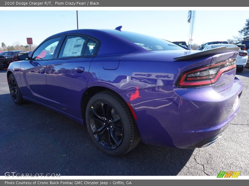 Plum Crazy Pearl / Black 2016 Dodge Charger R/T