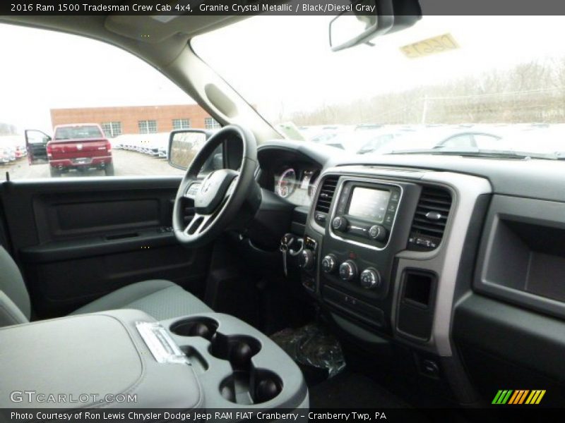 Granite Crystal Metallic / Black/Diesel Gray 2016 Ram 1500 Tradesman Crew Cab 4x4