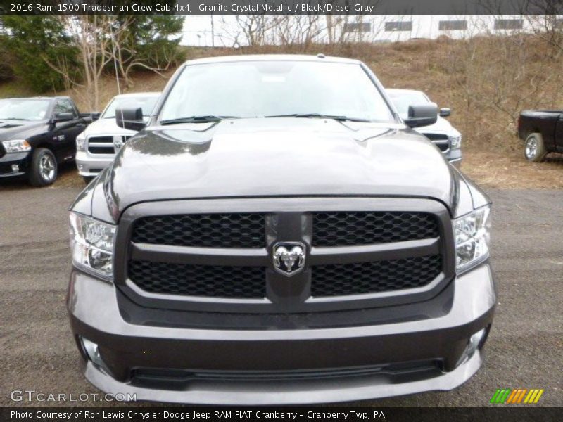 Granite Crystal Metallic / Black/Diesel Gray 2016 Ram 1500 Tradesman Crew Cab 4x4