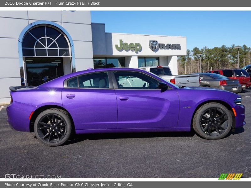 Plum Crazy Pearl / Black 2016 Dodge Charger R/T