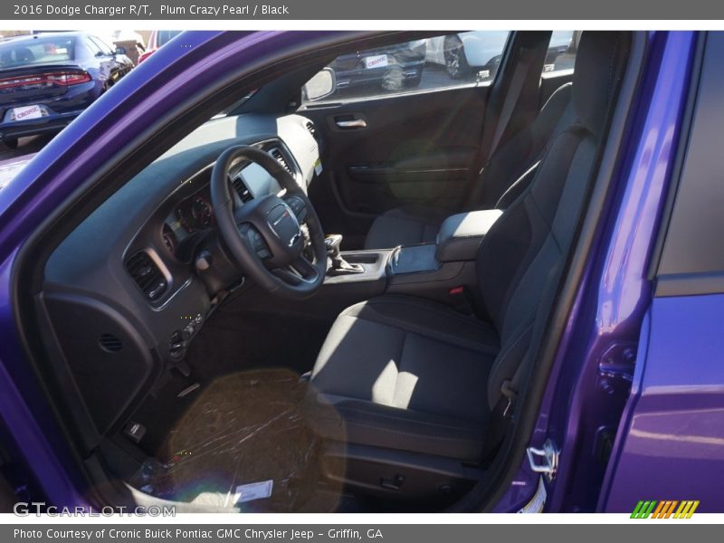 Plum Crazy Pearl / Black 2016 Dodge Charger R/T