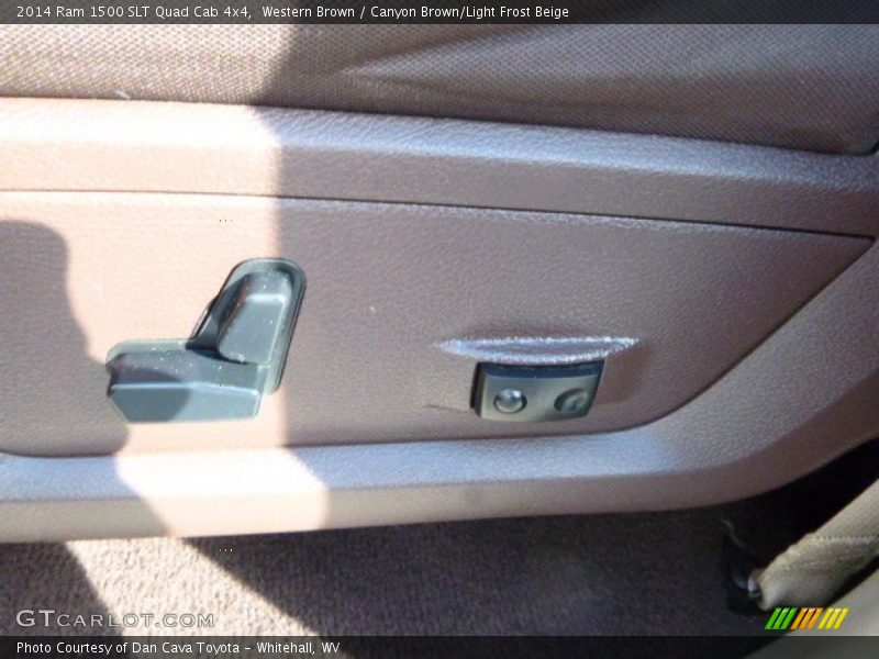 Western Brown / Canyon Brown/Light Frost Beige 2014 Ram 1500 SLT Quad Cab 4x4