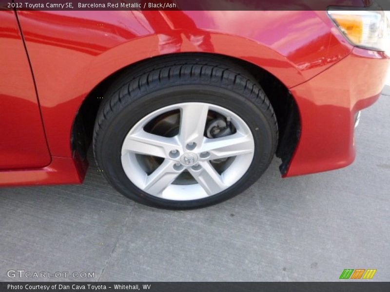 Barcelona Red Metallic / Black/Ash 2012 Toyota Camry SE