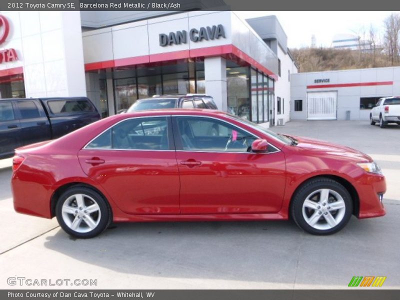 Barcelona Red Metallic / Black/Ash 2012 Toyota Camry SE