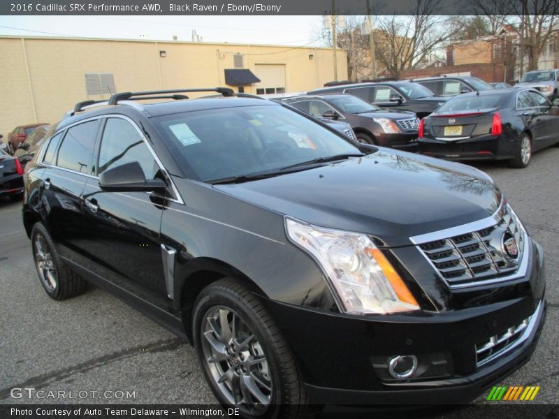 Black Raven / Ebony/Ebony 2016 Cadillac SRX Performance AWD