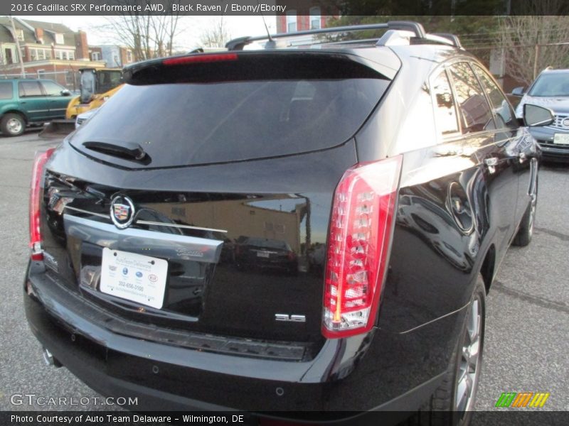 Black Raven / Ebony/Ebony 2016 Cadillac SRX Performance AWD