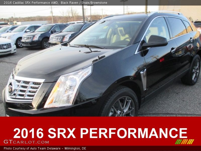 Black Raven / Shale/Brownstone 2016 Cadillac SRX Performance AWD