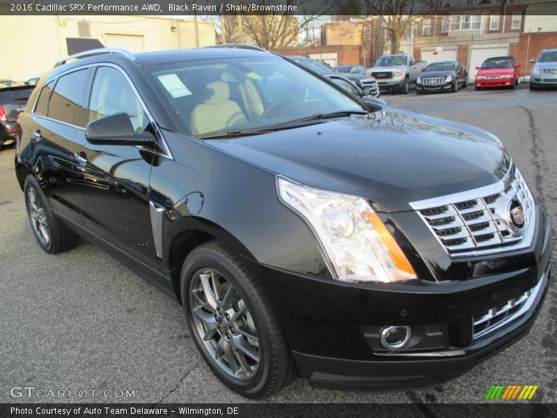 Black Raven / Shale/Brownstone 2016 Cadillac SRX Performance AWD