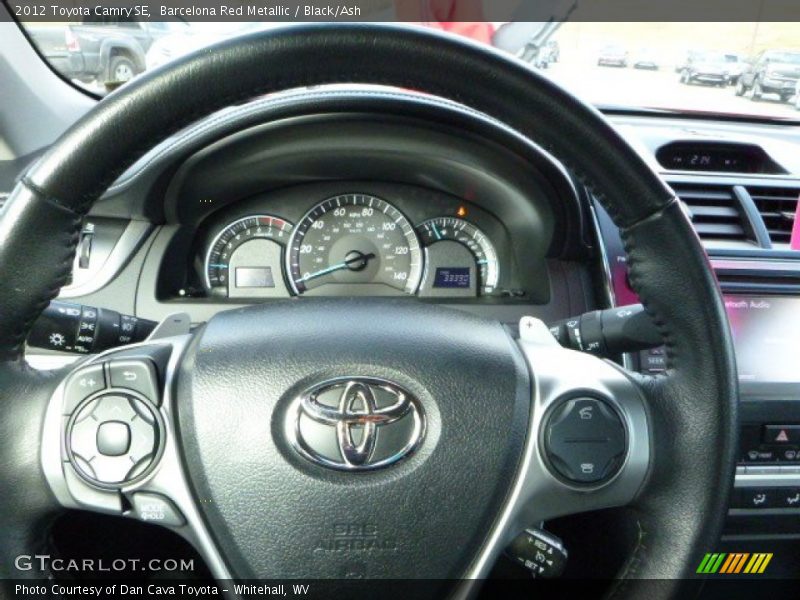 Barcelona Red Metallic / Black/Ash 2012 Toyota Camry SE