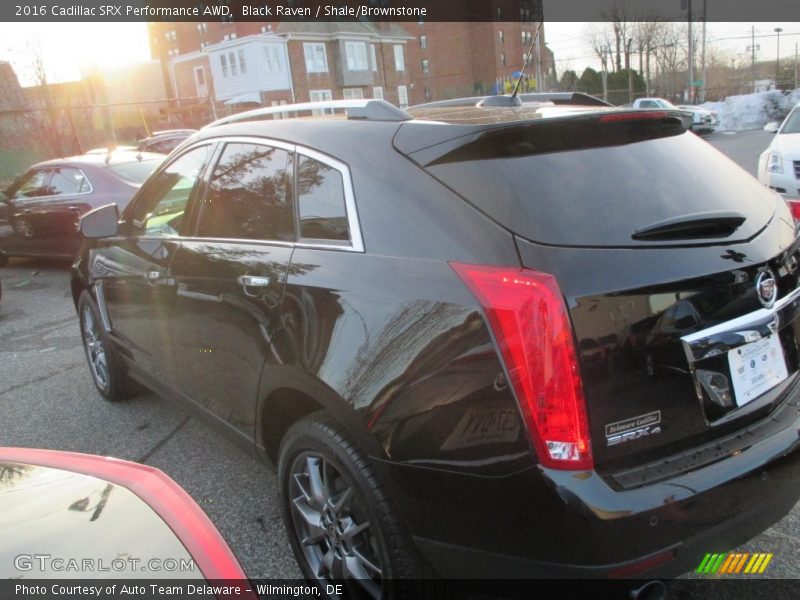 Black Raven / Shale/Brownstone 2016 Cadillac SRX Performance AWD