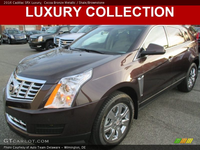 Cocoa Bronze Metallic / Shale/Brownstone 2016 Cadillac SRX Luxury