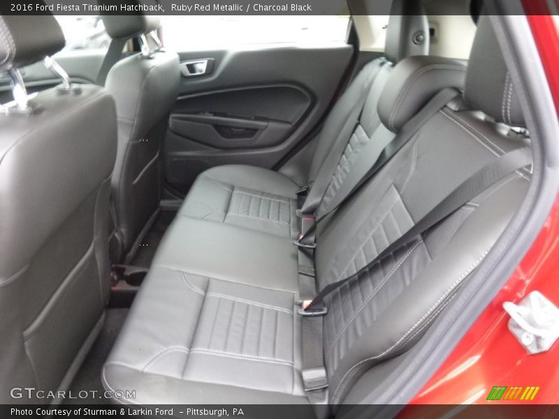 Ruby Red Metallic / Charcoal Black 2016 Ford Fiesta Titanium Hatchback