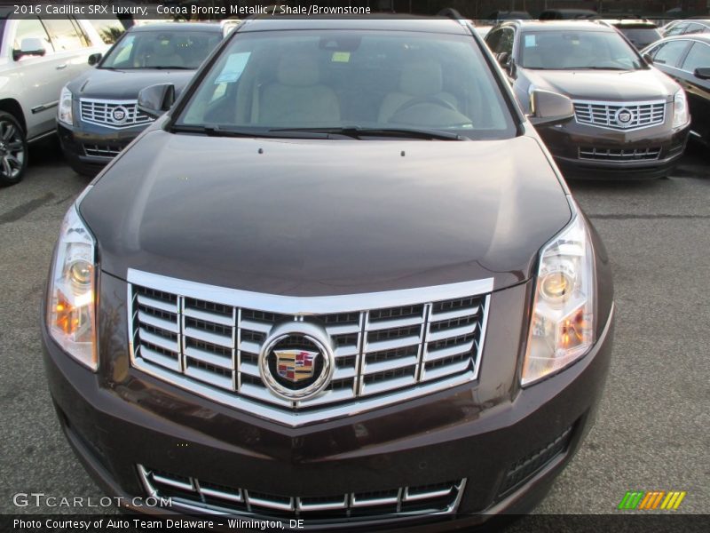 Cocoa Bronze Metallic / Shale/Brownstone 2016 Cadillac SRX Luxury