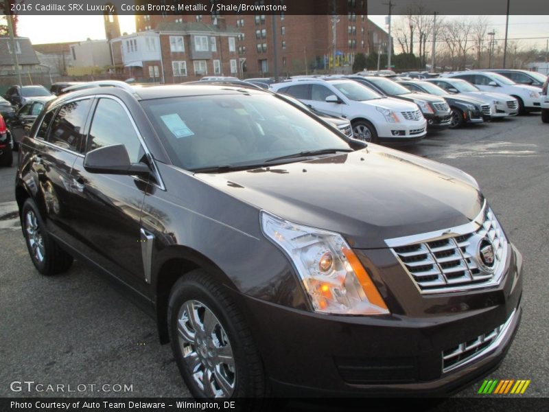 Cocoa Bronze Metallic / Shale/Brownstone 2016 Cadillac SRX Luxury