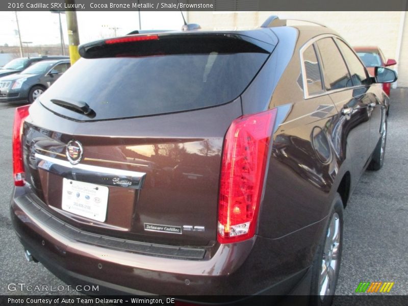Cocoa Bronze Metallic / Shale/Brownstone 2016 Cadillac SRX Luxury