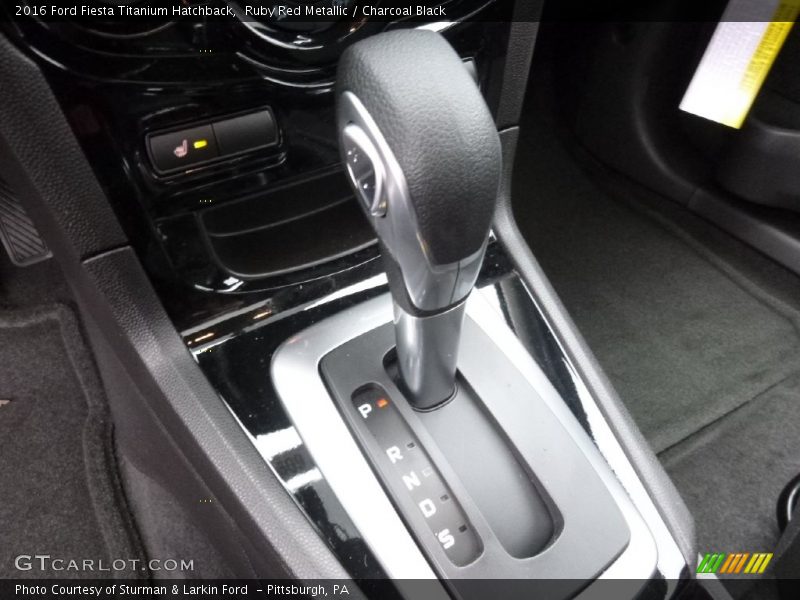 Ruby Red Metallic / Charcoal Black 2016 Ford Fiesta Titanium Hatchback