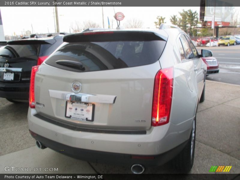 Silver Coast Metallic / Shale/Brownstone 2016 Cadillac SRX Luxury