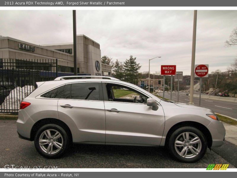 Forged Silver Metallic / Parchment 2013 Acura RDX Technology AWD