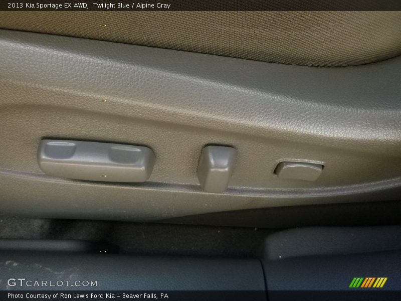 Twilight Blue / Alpine Gray 2013 Kia Sportage EX AWD