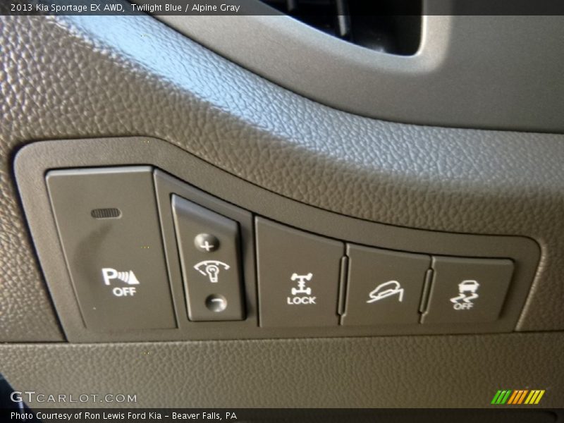 Twilight Blue / Alpine Gray 2013 Kia Sportage EX AWD