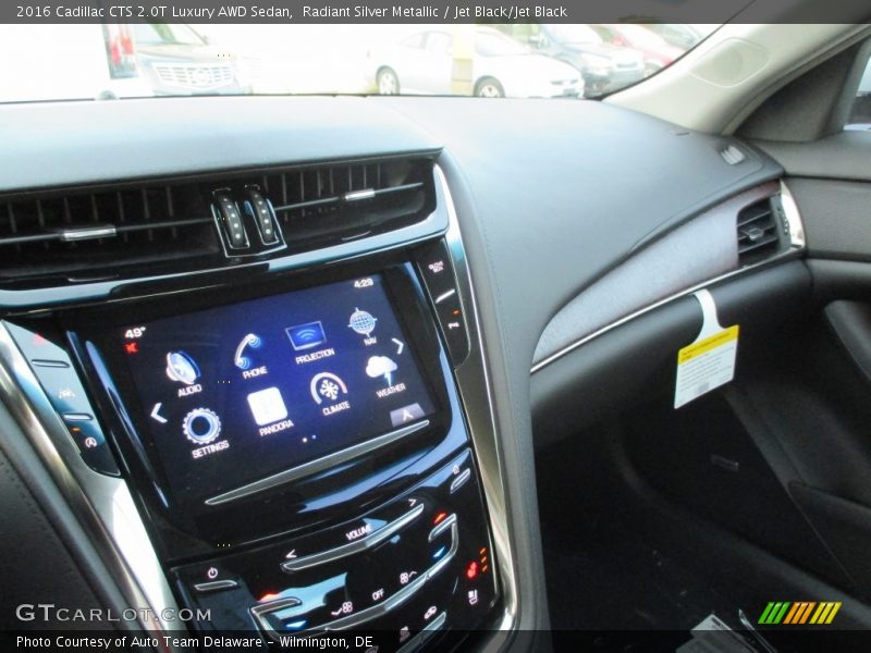 Radiant Silver Metallic / Jet Black/Jet Black 2016 Cadillac CTS 2.0T Luxury AWD Sedan