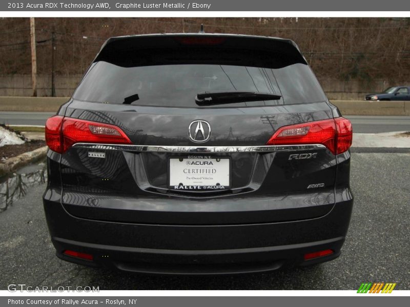Graphite Luster Metallic / Ebony 2013 Acura RDX Technology AWD