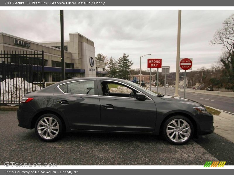 Graphite Luster Metallic / Ebony 2016 Acura ILX Premium