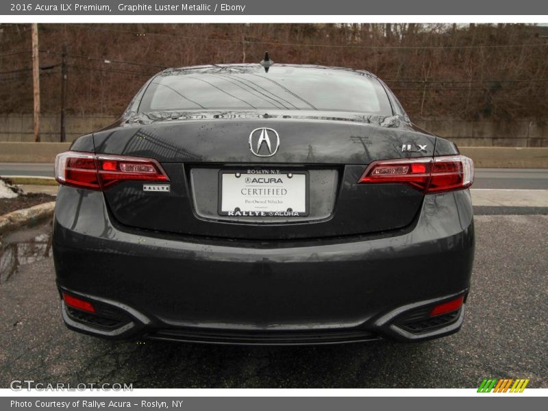 Graphite Luster Metallic / Ebony 2016 Acura ILX Premium