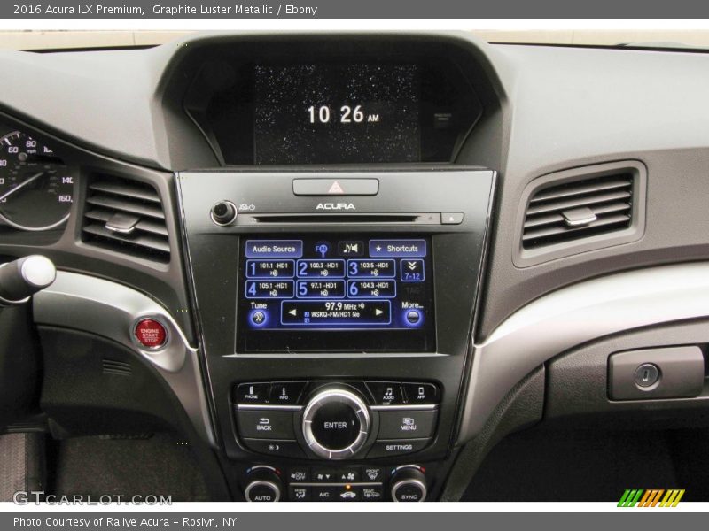 Graphite Luster Metallic / Ebony 2016 Acura ILX Premium