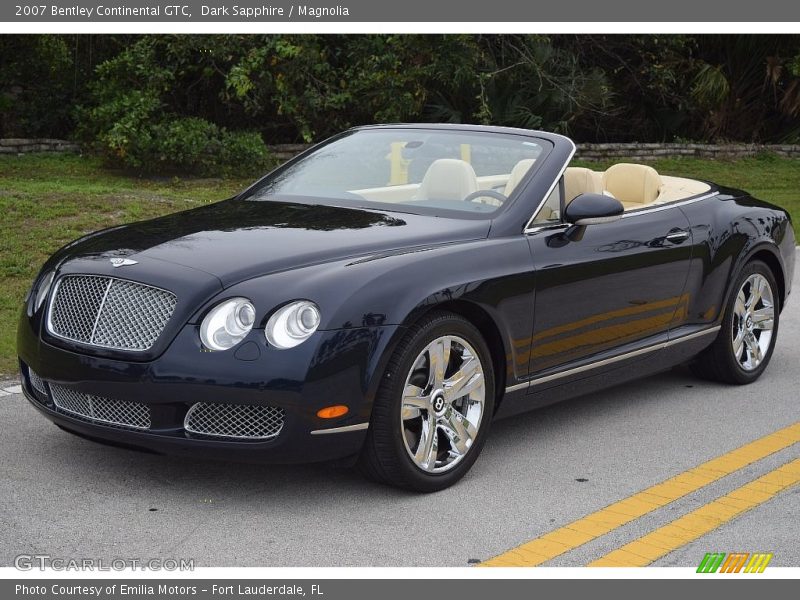 Dark Sapphire / Magnolia 2007 Bentley Continental GTC