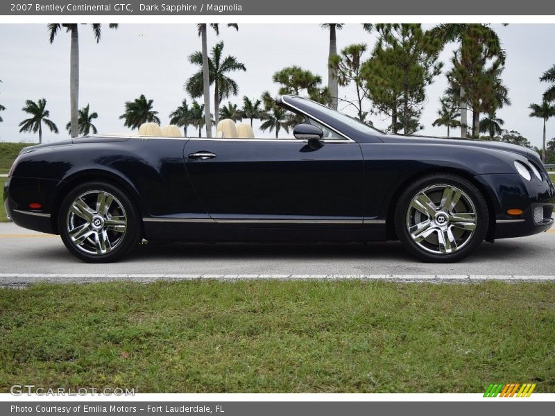 Dark Sapphire / Magnolia 2007 Bentley Continental GTC